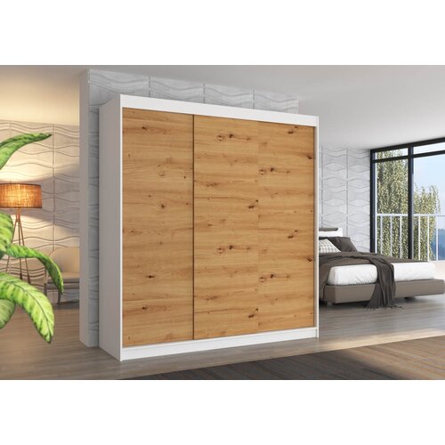 ADRK ORMAR MEGAN 200 CM (VI�E BOJA)-Bijela/artisan Cijene