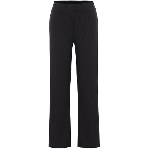 Trendyol curve Plus Size Pants - Black - Wide leg Slike