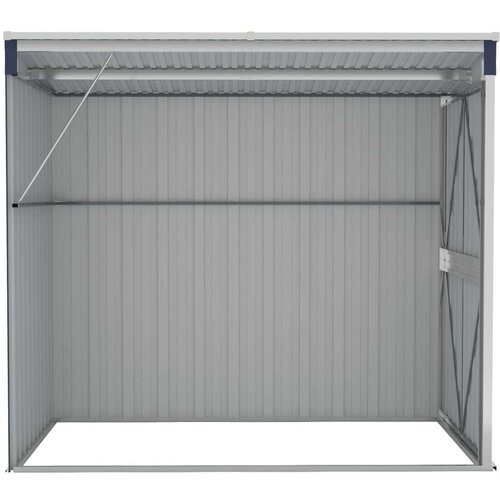 VidaXL Zidno vrtno spremi&amp;scaron;te antracit 118 x 194 x 178 cm čelično Slike