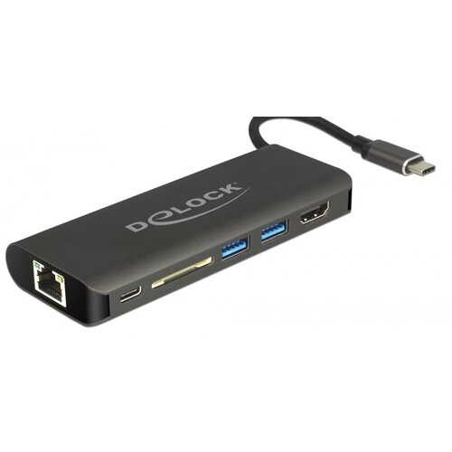 Delock 87721 laptop dock /port replicator USB 3.2 Gen 1 (3.1 Gen 1) Type-A Black Cijene