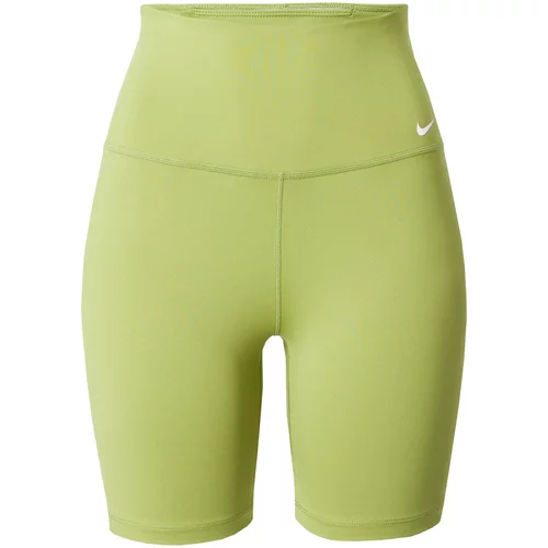 Nike Sportske hlače 'ONE' jabuka / bijela