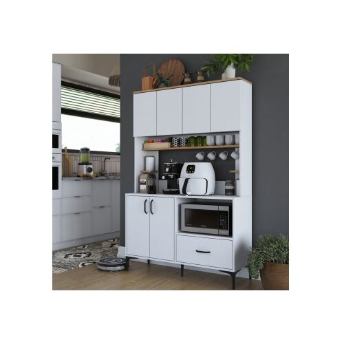 Hanah home JE175 3290 višenamenska polica u kuhinji u beloj boji Cene
