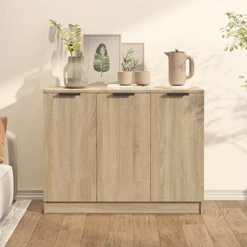  Komoda boja hrasta sonome 90,5x30x70 cm od konstruiranog drva Cene