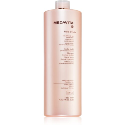 Medavita Huile d&amp;#039;&amp;Eacute;tolle Captivating Oils Shampoo hranilni &amp;scaron;ampon za sijaj in mehkobo las 1250 ml Slike