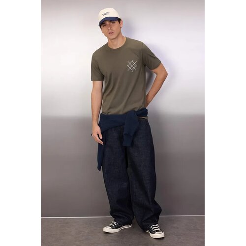 Trendyol Muška majica Tmnss20Ts0984, Kaki Cene