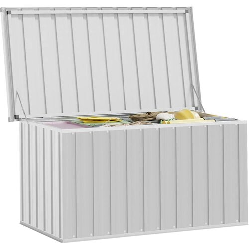  Vrtna kutija za pohranu siva 129 x 67 x 65 cm Slike