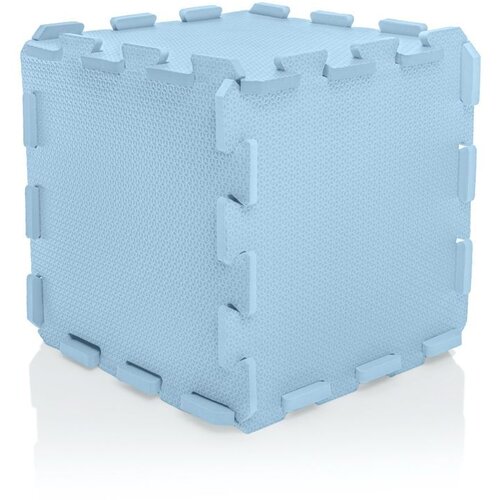 Zopa puzzle podloga od pjene 30 &amp;times; 30 cm (9 kom) Floral Blue Slike