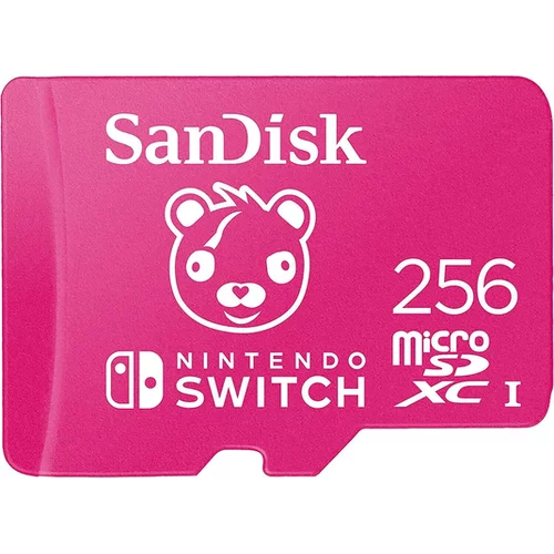San Disk Nintendo MicroSD UHS I Card - Fortnite Edition, Cuddle Team, 256GB