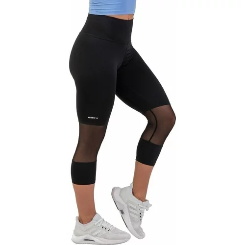 NEBBIA High-Waist 3/4 Length Sporty Leggings Black M
