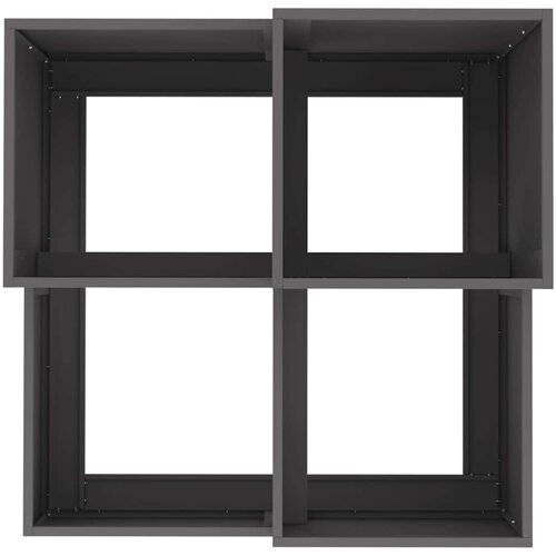  Vrtna saksija Crna 100 x 100 x 60 cm Čelik Slike