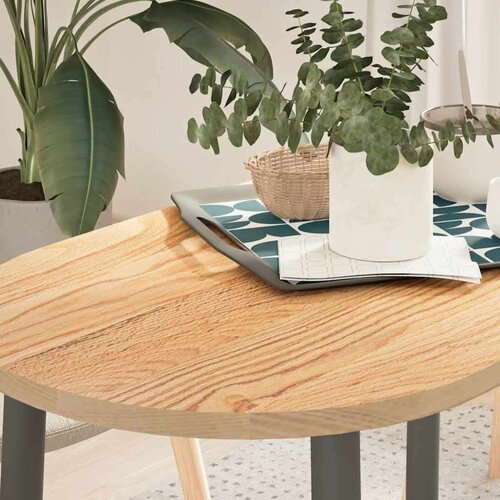 vidaXL Mizna plo&scaron;ča 100x50x2 cm trdna hrastovina ovalna Cene