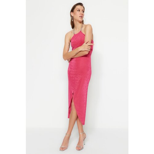 Trendyol Dress - Pink - Double-breasted Slike