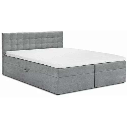 Mazzini Beds sivi bračni krevet Mazzini Kreveti Jade, 160 x 200 cm