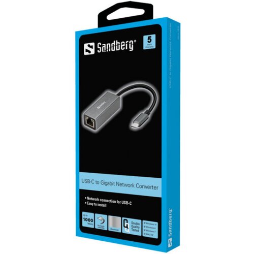 Sandberg 136-04 Adapter USB C-LAN 10/100/1000Mbps Cene