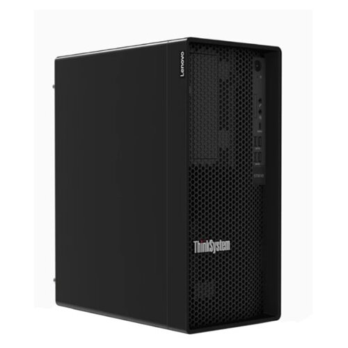 Lenovo server ST50 V2, intel xeon E-2324G (4C 65W 3.1GHz), 1x16GB 3200MHz udimm DDR4, 2x960GB SSD3,5 inča nhs (max2), software raid, no odd, 1xGB lan, 500W, tower 4U, garancija 3 godine 7D8JA043EA Slike