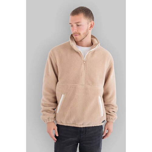 Hurley Comfort Polar Fleece 3/4 Zip Half-Zip Fleece bone Cene