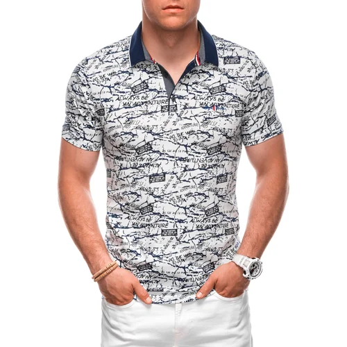 Edoti Printed Men's Polo Shirt