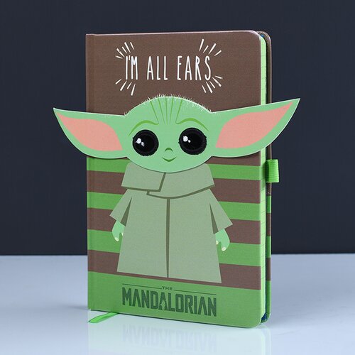 Pyramid International Pyramid STAR WARS: THE MANDALORIAN (I&amp;#039;M ALL EARS GREEN) NOVELTY NOTEBOOK beležka Slike