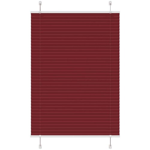vidaXL Plisirana žaluzija Bordeaux Red 95x150 cm Širina tkanine 94,4cm Cene