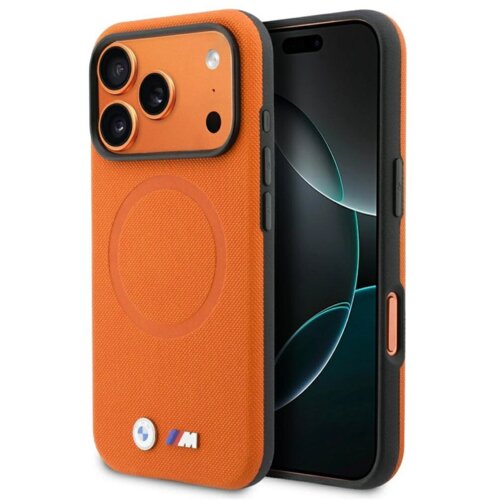  Maska BMW M FW Metal Logos MagSafe za iPhone 17 Pro narandzasta Cene