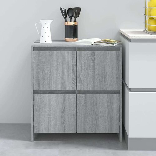 VidaXL Komode 2 kom boja sivog hrasta sonome 70x41x75 cm od iverice Slike