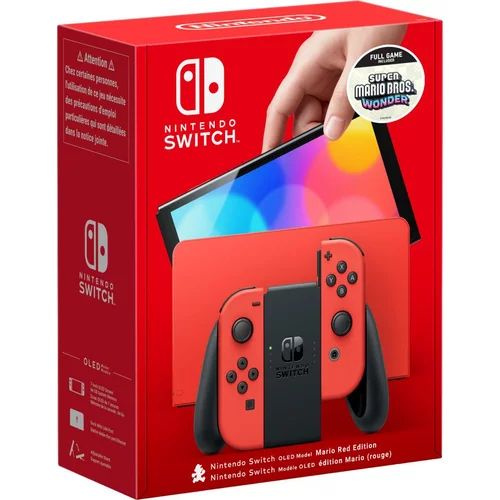 Nintendo Switch OLED Mario Red&SMBW Bundle prenosna konzola, (21047092)