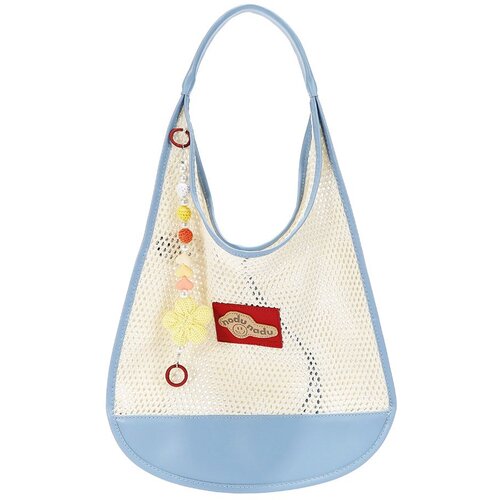 NoduNadu Ženska torba Elio plava 35x32 cm NN1176 Slike