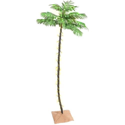 vidaXL LED palma toplo bela 136 LED lučk 220 cm, (20669526) Cene