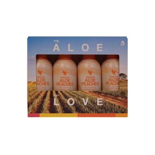  4pack Forever Aloe Peaches Cene