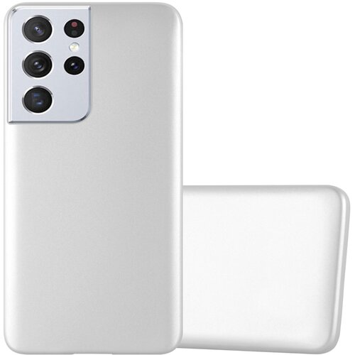Cadorabo Case, združljiv s Samsungom v kovinskem srebru - za&amp;scaron;čitni pokrov, narejen iz fleksibilnega silikona TPU, (20589383) Slike