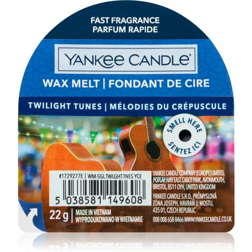 Yankee Candle Twilight Tunes vosek za aroma lučko 22 g