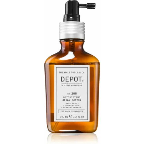Depot No. 208 Detoxifying Spray Lotion detoksikacijska kura za vlasište 100 ml