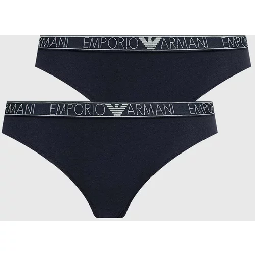 Emporio Armani Underwear Spodnjice 2-pack mornarsko modra barva