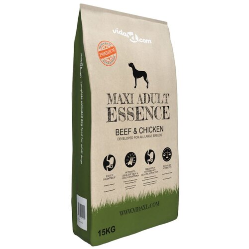 VidaXL Premium hrana za pse Maxi Adult Essence Beef &amp;amp; Chicken 15 kg Slike