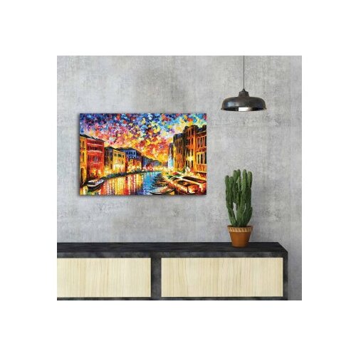 Wallity FAMOUSART-081 multicolor decorative canvas painting Slike