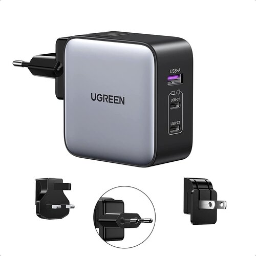 Ugreen Nexode 65W USB A + USB C potovalni polnilnik GaN II PD 3.0 Cene