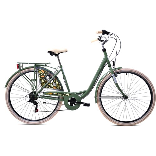 Capriolo gradski bicikl diana, 18"/28", zeleni Cene