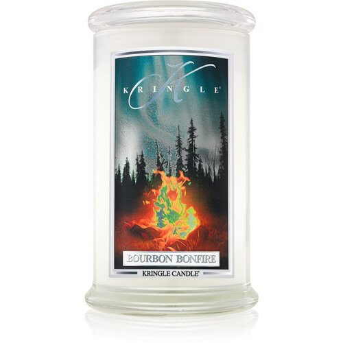 Kringle Candle Bourbon Bonfire dišeča sveča 624 g Cene