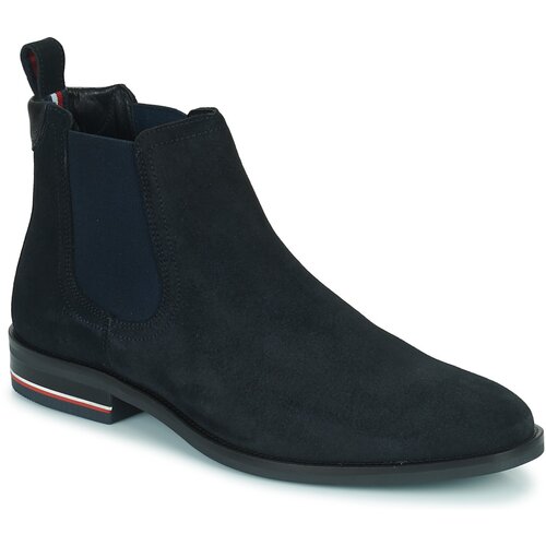 Tommy Hilfiger Signature Hilfiger Suede Chelsea Blue Slike
