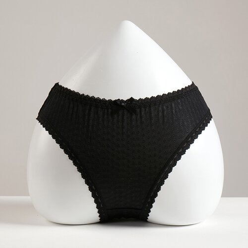 INF Svilnato gladke trikotne hlačke Black XL, (21758411) Cene