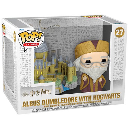 Funko pop! harry potter vinyl town - dumbledore with hogwarts Cene