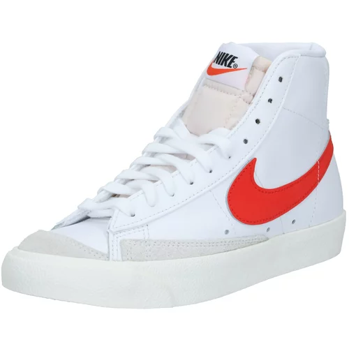 Nike Sportswear Visoke tenisice 'Blazer Mid 77' crvena / bijela