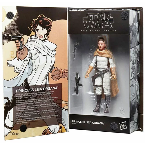 Star Wars F5587 STAR WARS - Princesa Leia Organa - Figurica Črna serija arhiv 15cm, (20837934)