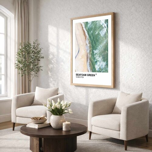WALLXPERT NC11832_5575 Multicolor Decorative Framed MDF Painting Cene