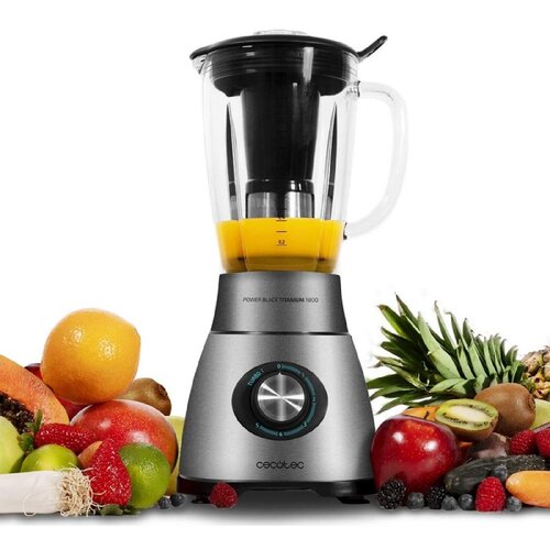 Cecotec Batidora de Vaso Power Black Titanium 1800, (22126446) Cene