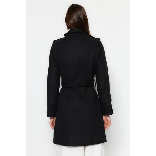 Trendyol Coat - Black - Double-breasted Cene