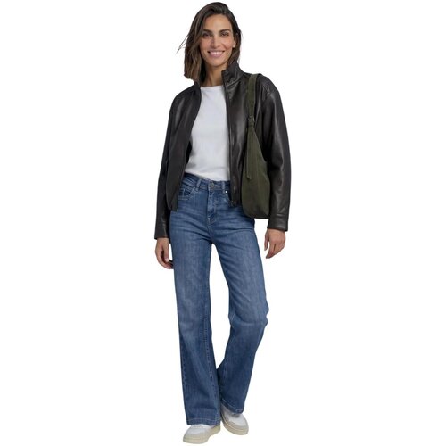 Street One Usnjene jakne &amp;amp; Sintetične jakne PU Jkt w. Stand Up Collar 213162 Črna Slike