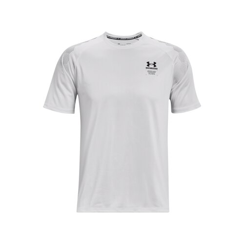Under Armour UA ArmourPrint Short Sleeve Shirt, Grey/Black, (20492059) Cene
