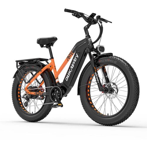 BENFUTO Dukawey DM530 Plus 1000W 26” Fat Bike Gorsko Kolo 52V 20Ah Samsung Baterija Hidravlične Disčne Zavore E-Kolo (oranžno), (21437332) Cene