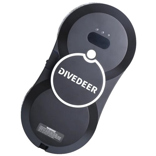 DIVEDEER Robot za či&amp;scaron;čenje oken, 2800Pa sesalna moč, 4min/m&amp;sup2; hitrost či&amp;scaron;čenja, Sprej voda črna, EU, Da, (5000202005) Slike